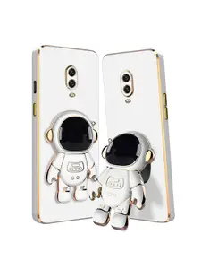 Karwan Oneplus 6t Phone Back Cover With Astronaut Holster Stand
