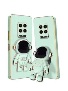 Karwan Redmi Mi Note 9 Pro Phone Back Cover With Astronaut Holster Stand