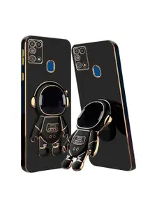 Karwan 3D Astronaut Holster Samsung M31 Phone Back Case With Folding Stand