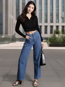 DressBerry Women Straight Fit Stretchable Jeans