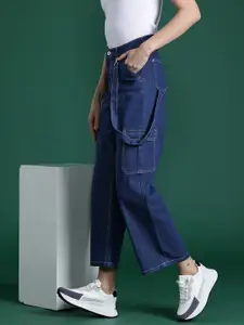 DressBerry Women Straight Fit Cargo Jeans