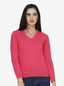 JoE Hazel Parisian Cable Acrylic Pullover Sweater