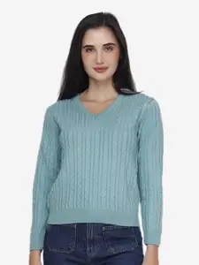 JoE Hazel Cable Knit Acrylic Pullover Sweater