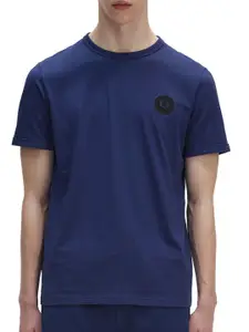 Fred Perry Round Neck Cotton Casual T-Shirt