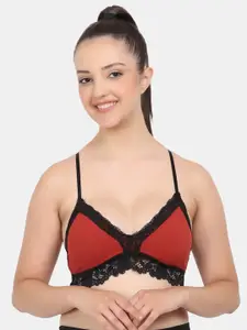 Amour Secret Floral Laced Full Coverage Lightly Padded Bra with All Day Comfort