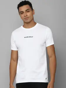 Allen Solly Typography Printed Pure Cotton T-shirt