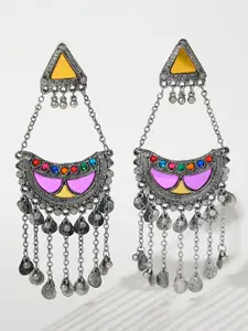 XPNSV Studded Contemporary Chandbalis