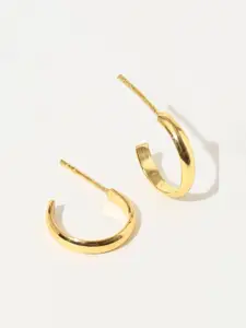 XPNSV Contemporary Half Hoop Earrings