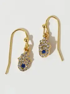 XPNSV Studded Contemporary Drop Earrings