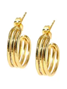 XPNSV Contemporary Half Hoop Earrings