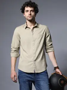 High Star Classic Opaque Pure Cotton Casual Shirt