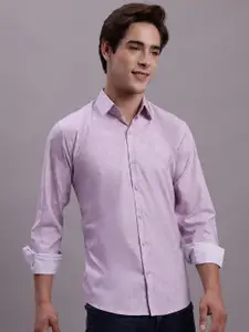 JAINISH Geometric Printed Spread Collar Classic Regular Fit Casual Shirt
