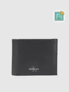 Calvin Klein Men Solid Leather Two Fold Wallet