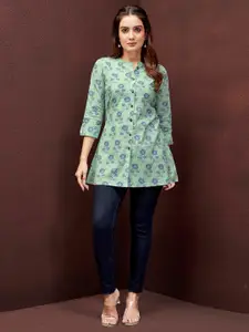 DRESOUL Floral Printed Pure Cotton Kurti