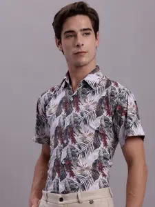 JAINISH Classic Tropical Printed Formal Shirt