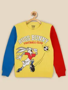 Kids Ville Boys Humour and Comic Looney Tunes Printed Cotton Sweatshirt