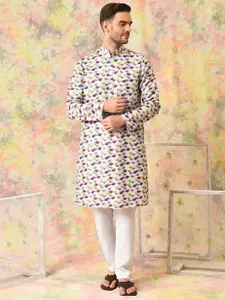 hangup trend Floral Printed Regular Kurta with Pyjamas