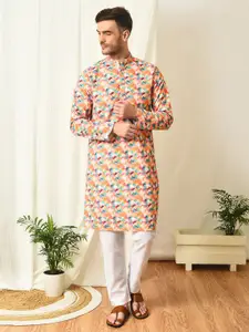 hangup trend Abstract Printed Regular Kurta With Pyjamas