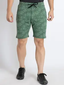 Status Quo Men Floral Printed Cotton Shorts