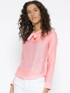 Style Quotient Women Pink Solid Top