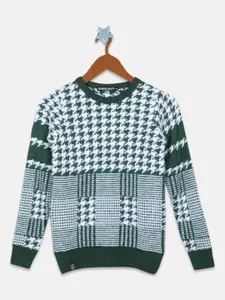 Monte Carlo Boys Cable Knit Pullover With Fuzzy Detail