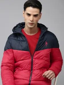 U.S. Polo Assn. Colourblocked Puffer Jacket