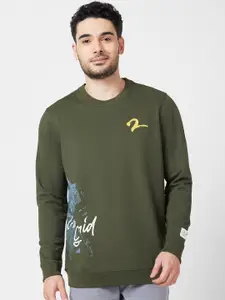 SPYKAR Round Neck Sweatshirt