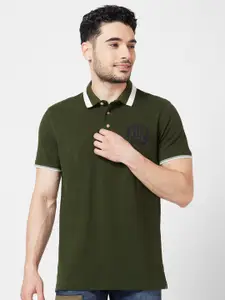 SPYKAR Polo Collar Slim Fit Cotton T-Shirt