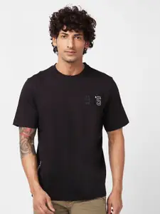 SPYKAR Round Neck Relaxed Fit Cotton T-Shirt