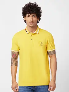 SPYKAR Polo Collar Slim Fit Cotton Casual T-Shirt