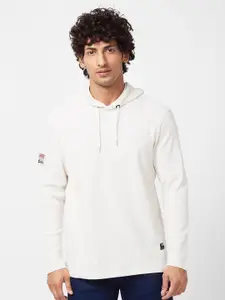 SPYKAR Hooded Neck Slim Fit Cotton Casual T-Shirt