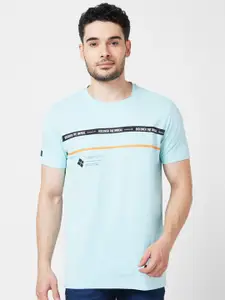 SPYKAR Round Neck Cotton Slim Fit T-shirt