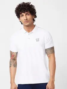 SPYKAR Polo Collar Cotton Slim Fit T-shirt