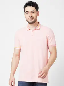 SPYKAR Polo Collar Slim Fit Cotton T-Shirt
