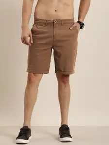 HERE&NOW Men Mid-Rise Rapid-Dry Chino Shorts