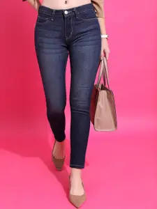 Tokyo Talkies Women Skinny Fit Clean Look Light Fade Stretchable Jeans