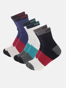 Pepe Jeans Men Pack of 3 Colourblocked Ankle-Length Socks