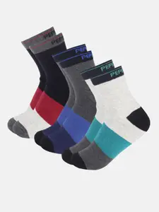 Pepe Jeans Men Pack Of 3 Colourblocked Ankle-Length Socks