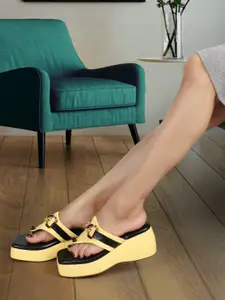 ELLE Embellished Flatform Heels