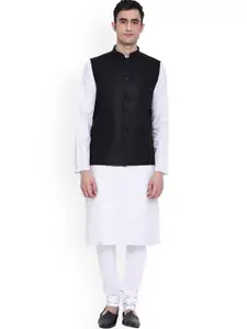 NAMASKAR Mandarin Collar Nehru Jacket
