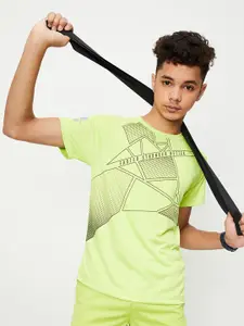 max Boys Geometric Printed T-shirt