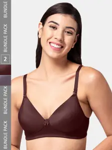 Tweens Pack Of 2 Full Coverage Lightly Padded Bra With All Day Comfort