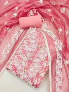 KALINI Ethnic Motifs Embroidered Unstitched Dress Material