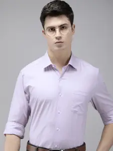 Arrow Solid Manhattan Slim Fit Pure Cotton Formal Shirt