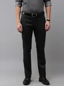 Arrow Men Solid Tailored Fit Formal Trousers