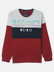 Monte Carlo Boys Colourblocked Pullover Sweatshirt