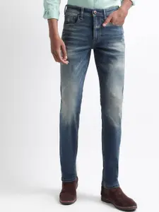 Iconic Men Slim Fit Clean Look Heavy Fade Jeans