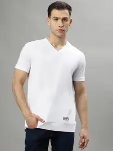 Iconic V-Neck Pure Cotton T-shirt