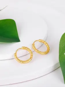 GIVA Gold-Plated Hoop Earrings