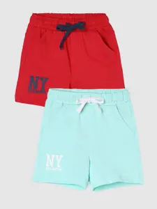 max Boys Pack Of 2 Pure Cotton Casual Shorts